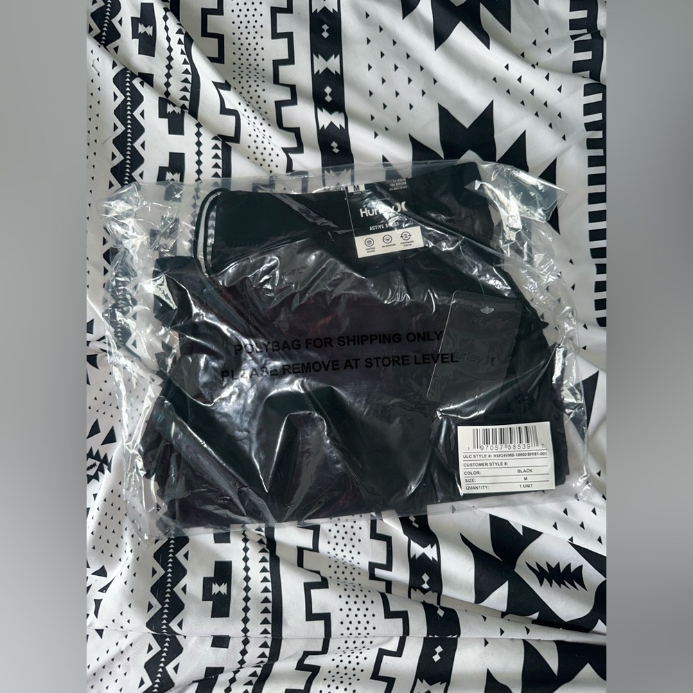 NWT/PACKAGED Hurley Black Shorts (SIZES: Small & Medium) - Picture 8 of 15
